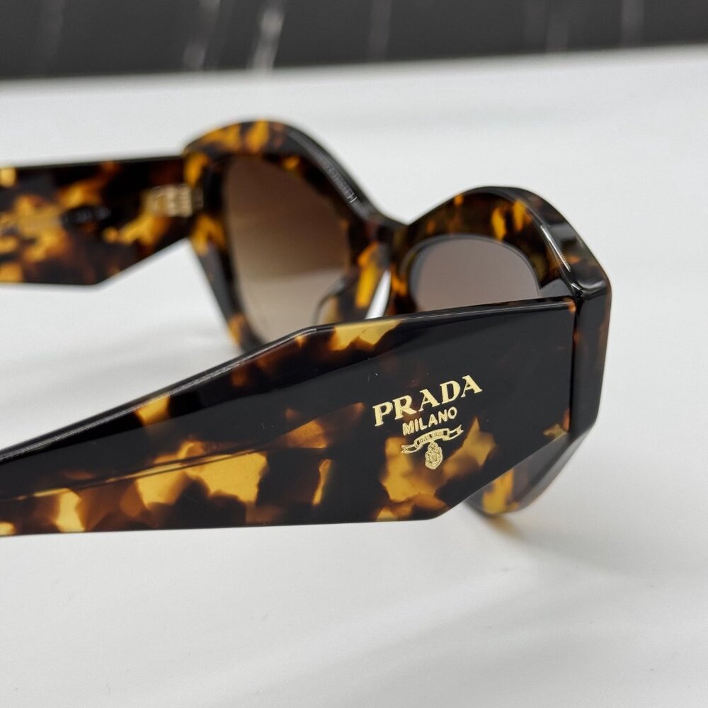 NEW PR07YS VAU6S1 PRADA HONEY HAVANA WOMEN PRADA SUNGLASSES SPR 07Y - Picture 8 of 13